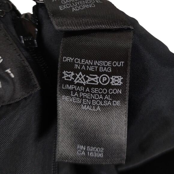 Vintage 90s Liz Claiborne Velvet Strap Formal Gown Gothic Regency Size 8 - Picture 10 of 11